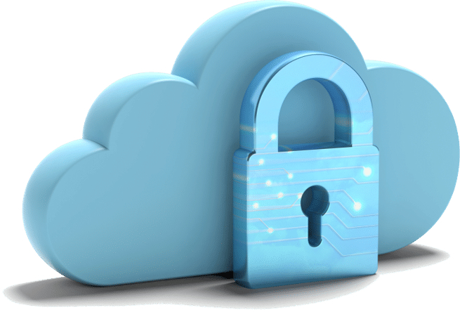 Icône de sécurité du cloud