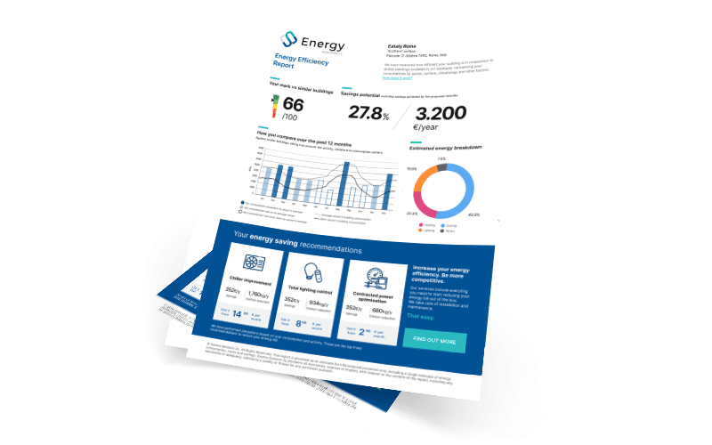 Laptop mit Spacewell Energy Insights